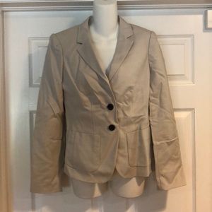 NWOT Banana Republic natural lined blazer